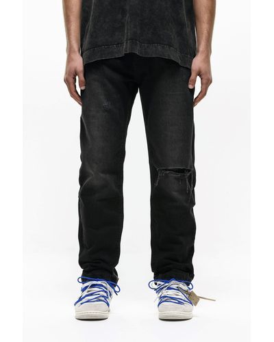 Good For Nothing Cotton Straight Leg Denim Jeans - Black