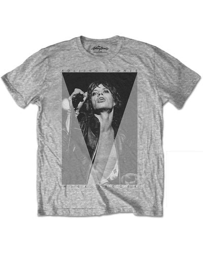 The Rolling Stones Mick Triangle T-shirt - Grey
