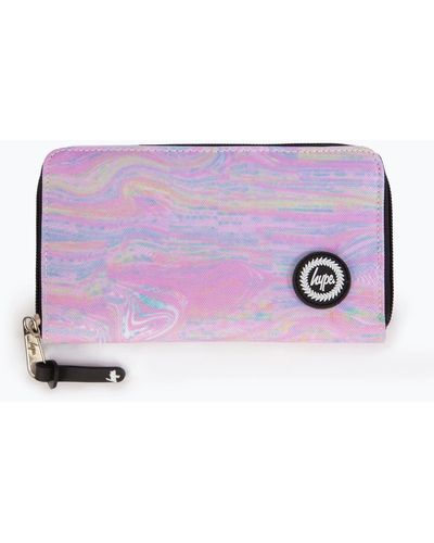 Hype Multi Holographic Static Wallet - Purple