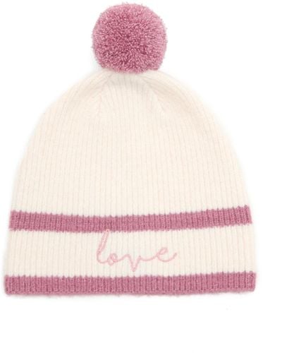 Threadbare 'jackie' Love Bobble Hat - Pink