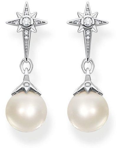 Thomas Sabo Sterling Silver Sterling Silver Earrings - H2118-167-14 - White