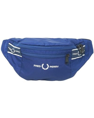 Fred Perry Graphic Tape Crossover French Navy Bag - Blue