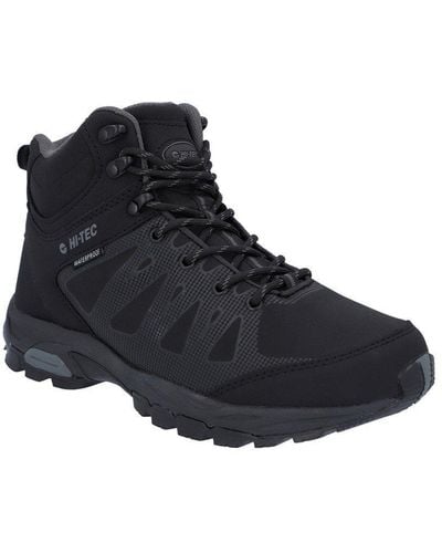 Hi-Tec 'raven Mid' Mens Hiking Boots - Black