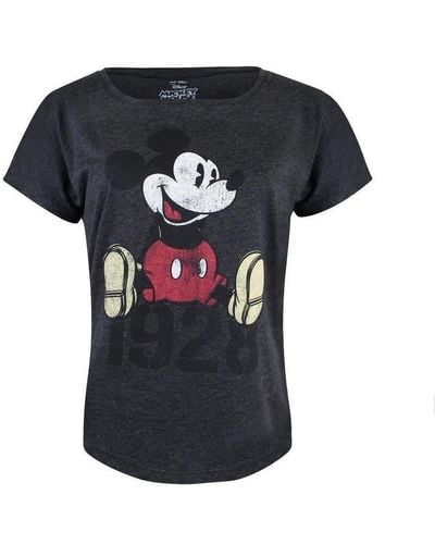 Disney Mickey Mouse Year Heather T-shirt - Black