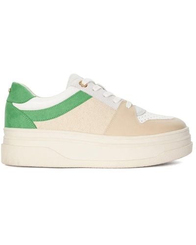 Dune 'emmelie' Leather Trainers - Green