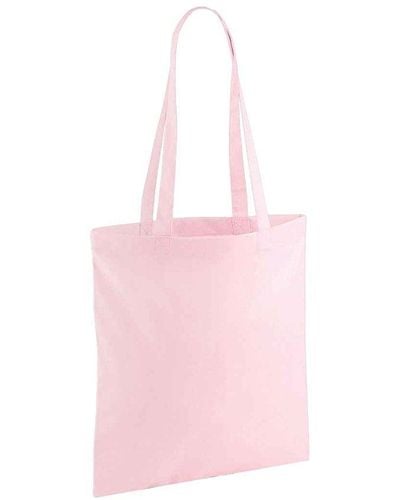 Westford Mill Long Handle Tote Bag - Pink