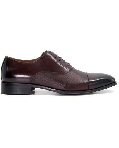 Dune 'sheet' Leather Oxfords - Brown