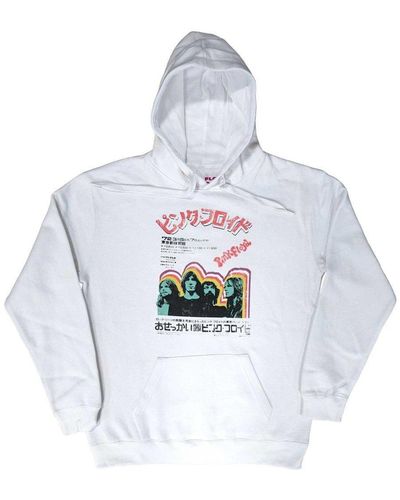 Pink Floyd Poster Pullover Hoodie - White