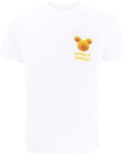 Disney Mickey Mouse Photograph Oversized T-shirt - White