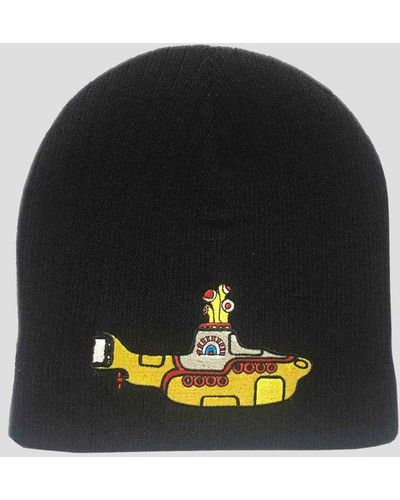 Beatles Yellow Submarine Beanie Hat - Black