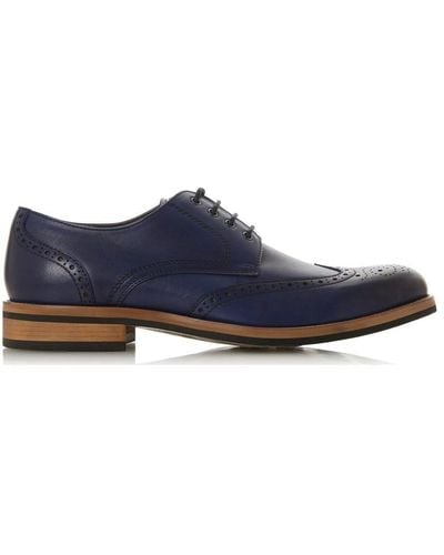 Bertie 'packman' Leather Brogues - Blue