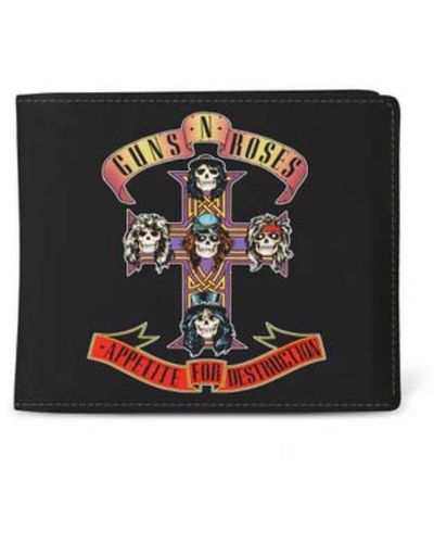 Rocksax Guns N' Roses Wallet - Appetite For Destruction - Black