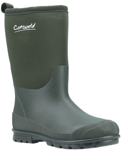 Cotswold 'hilly Neoprene' Neoprene Wellington Boots - Green