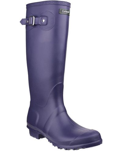 Cotswold 'sandringham' Pvc Wellington Boots - Purple