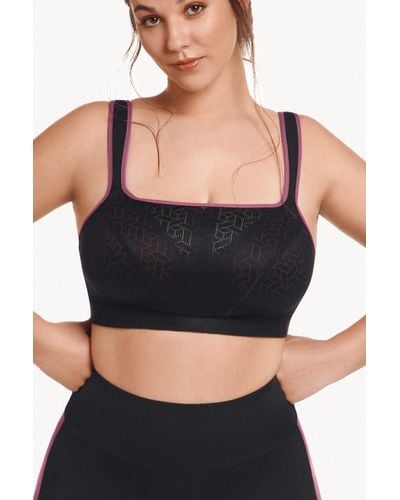 Lisca 'playful' Non-wired Foam Cup Sports Bra - Black