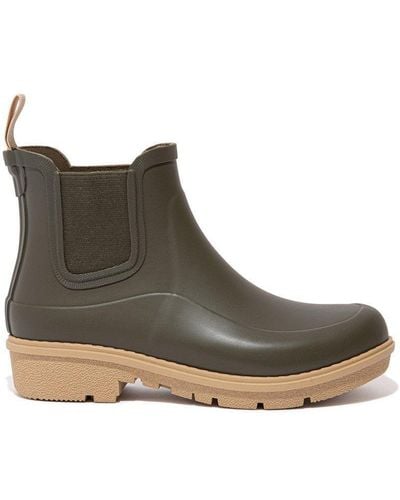 Fitflop Moss 'wonderwelly' Contrast-sole Chelsea Boots - Brown