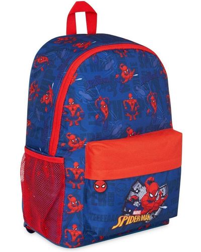 Marvel Spiderman Large Capacity School Bag - Blue