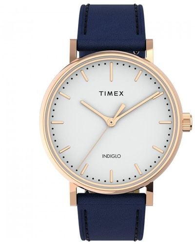 Timex Fairfield Classic Analogue Quartz Watch - Tw2u95900 - Blue