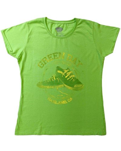 green day All Stars Cotton T-shirt - Green