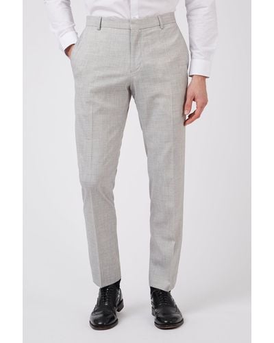 Limehaus Stretch Slim Trousers - Grey