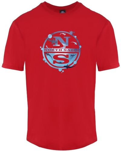 North Sails Sea Logo Red T-shirt