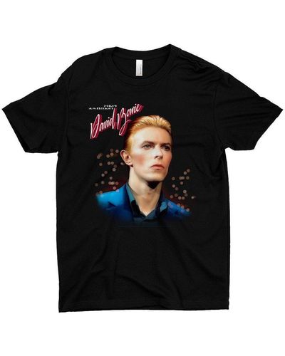 David Bowie Young Americans Back Print T-shirt - Black