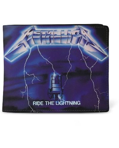 Rocksax Metallica Wallet - Ride The Lightning - Blue