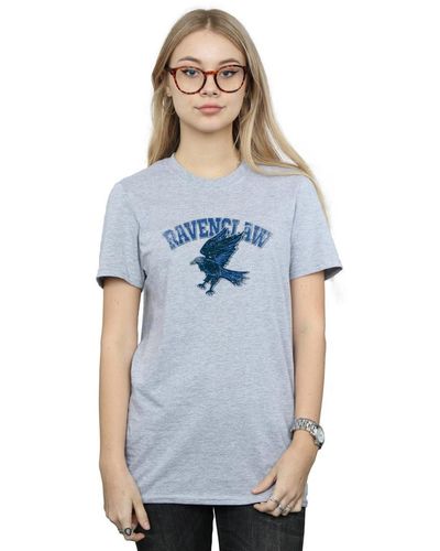 Harry Potter Ravenclaw Boyfriend T-shirt - Grey