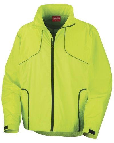 Spiro Sports Crosslite Trail & Track Jacket (waterproof, Windproof & Breathable) - Yellow