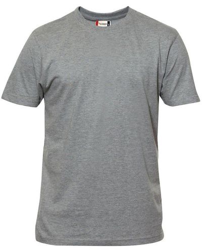 Clique Premium Melange T-shirt - Grey