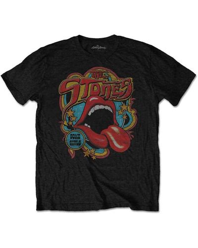 The Rolling Stones 70s Vibe T-shirt - Black