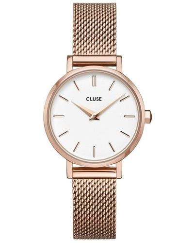 Cluse Boho Chic Stainless Steel Fashion Analogue Watch - Cw0101211003 - White
