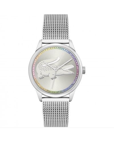 Lacoste Ladycroc Stainless Steel Fashion Analogue Quartz Watch - 2001259 - White