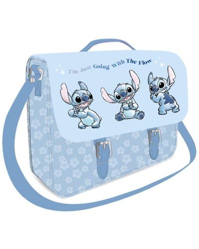 Disney Stitch Satchel Bag - Blue