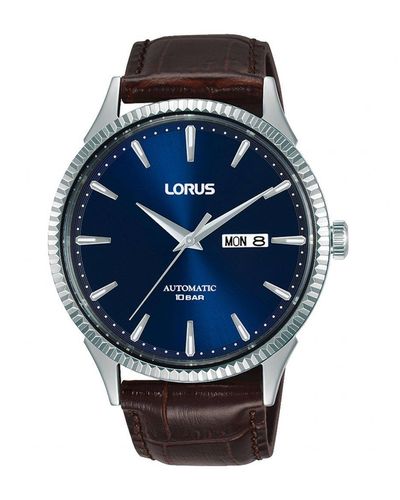 Lorus Mechanical Stainless Steel Classic Analogue Watch - Rl475ax9 - Blue