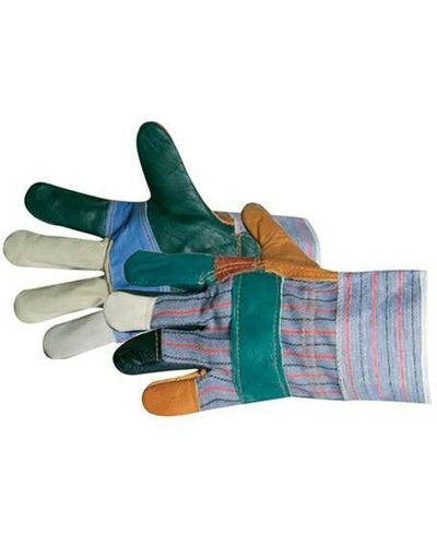 Loops Furniture Rigger Gloves One Size Lifting Removal Protection Wear - Blue