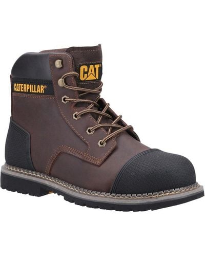 Caterpillar Powerplant S3 Safety Boots - Brown