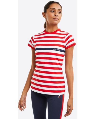 Nautica 'hayden' T-shirt - Red