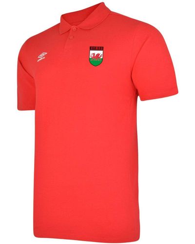 Umbro Wales Polo - Red