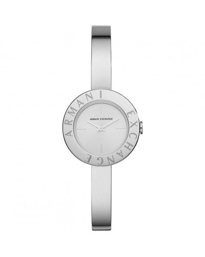 Armani Exchange Stainless Steel Fashion Analogue Quartz Watch - Ax5904 - White