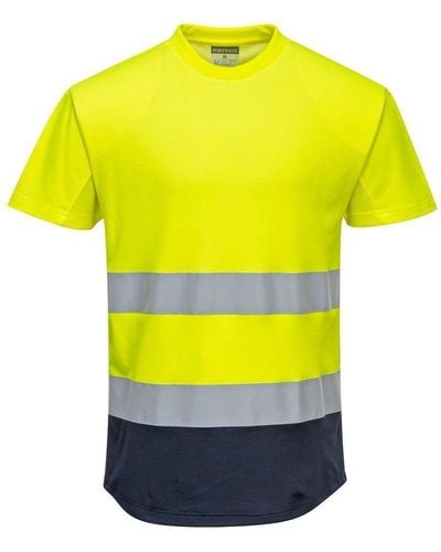 Portwest Contrast Hi-vis T-shirt - Yellow
