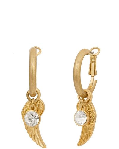 Bibi Bijoux Gold 'serenity' Interchangeable Hoop Earrings - Metallic