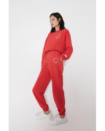 Warehouse Haus Edit Joggers - Red