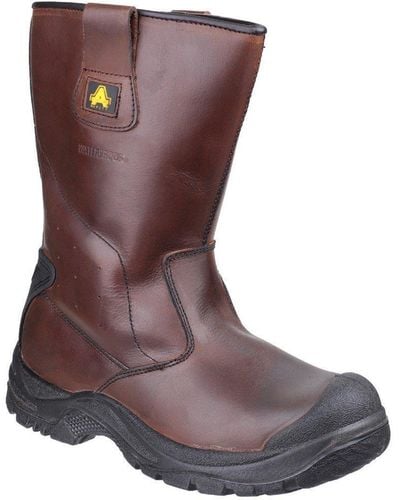Amblers Safety 'as249 Cadair' Riggers Safety Boots - Brown