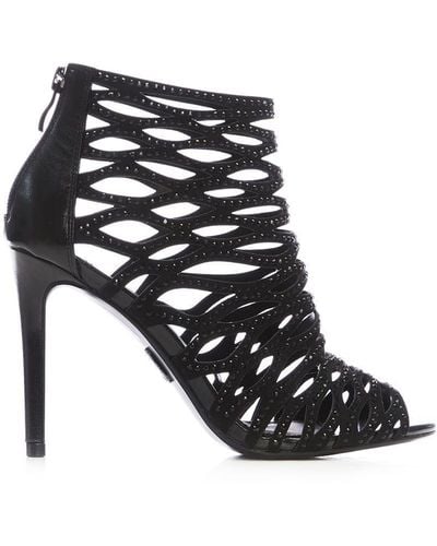 Moda In Pelle 'stephania' Alcantara Court Shoes - Black