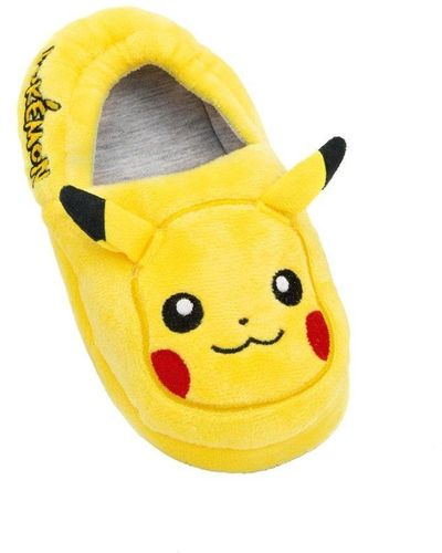 Pokemon Pikachu 3d Slippers - Yellow