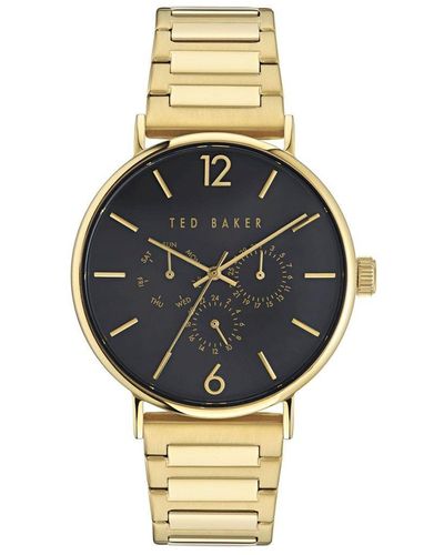 Ted Baker Phylipa Gents Multifunction Stainless Steel Watch - Bkppgf307uo - Metallic