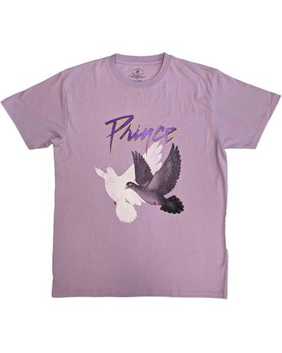 Prince Doves T-shirt - Purple