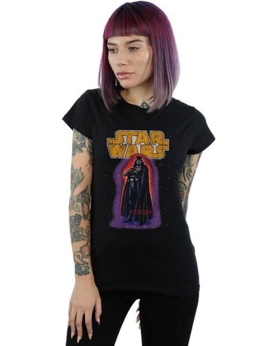 Star Wars Darth Vader Vintage Cotton T-shirt - Black