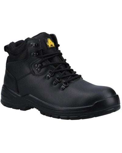 Amblers 258 Leather Safety Boots - Black